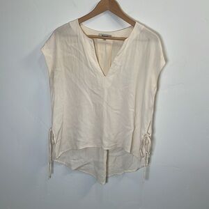 Madewell sleeveless tunic blouse